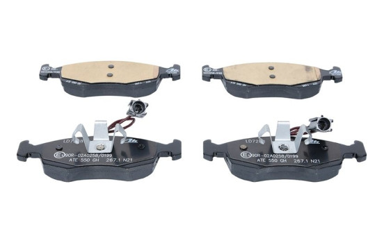 Brake Pad Set, disc brake ATE Ceramic 13.0470-7288.2, Image 2