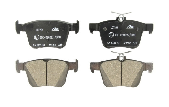 Brake Pad Set, disc brake ATE Ceramic 13.0470-7294.2