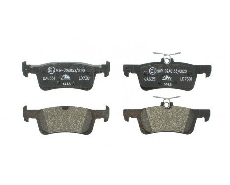 Brake Pad Set, disc brake ATE Ceramic 13.0470-7301.2