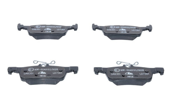 Brake Pad Set, disc brake ATE Ceramic 13.0470-7301.2, Image 3