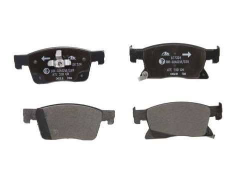 Brake Pad Set, disc brake ATE Ceramic 13.0470-7324.2