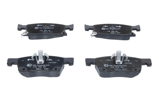 Brake Pad Set, disc brake ATE Ceramic 13.0470-7324.2, Image 3