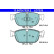 Brake Pad Set, disc brake ATE Ceramic 13.0470-7328.2