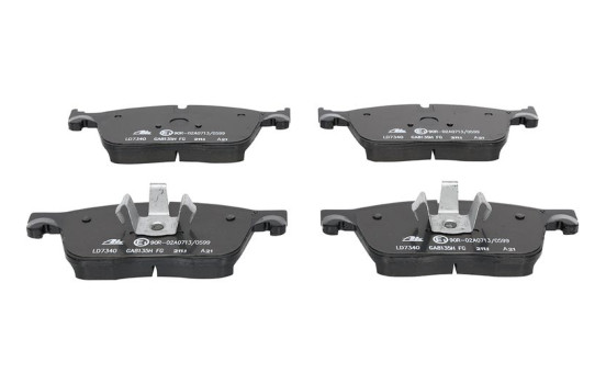 Brake Pad Set, disc brake ATE Ceramic 13.0470-7340.2, Image 2