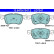 Brake Pad Set, disc brake ATE Ceramic 13.0470-7347.2