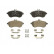 Brake Pad Set, disc brake ATE Ceramic 13.0470-9000.2