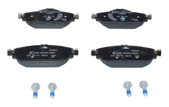 Brake Pad Set, disc brake ATE Ceramic 13.0470-9003.2, Image 2