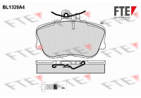 Brake Pad Set, disc brake BL1320A4 FTE