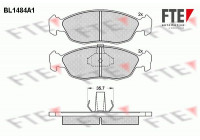 Brake Pad Set, disc brake BL1484A1 FTE