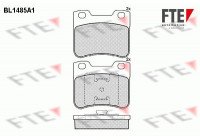 Brake Pad Set, disc brake BL1485A1 FTE