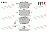 Brake Pad Set, disc brake BL1524A2 FTE