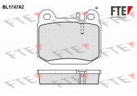 Brake Pad Set, disc brake BL1747A2 FTE