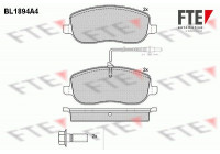 Brake Pad Set, disc brake BL1894A4 FTE