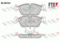 Brake Pad Set, disc brake BL2001A2 FTE