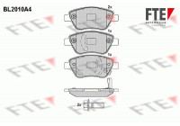 Brake Pad Set, disc brake BL2010A4 FTE