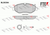 Brake Pad Set, disc brake BL2023A4 FTE