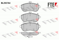 Brake Pad Set, disc brake BL2027A4 FTE
