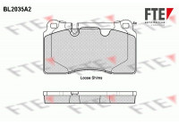 Brake Pad Set, disc brake BL2035A2 FTE