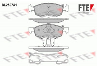 Brake Pad Set, disc brake BL2597A1 FTE
