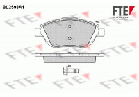 Brake Pad Set, disc brake BL2598A1 FTE