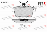 Brake Pad Set, disc brake BL2601A1 FTE