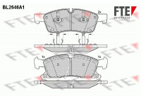 Brake Pad Set, disc brake BL2646A1 FTE