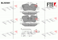 Brake Pad Set, disc brake BL2829A1 FTE