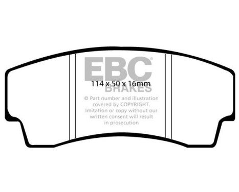 Brake Pad Set, disc brake Bluestuff DP5008NDX EBC, Image 5