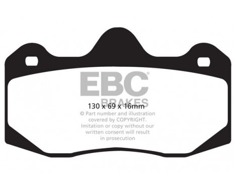 Brake Pad Set, disc brake Bluestuff DP5049NDX EBC, Image 5