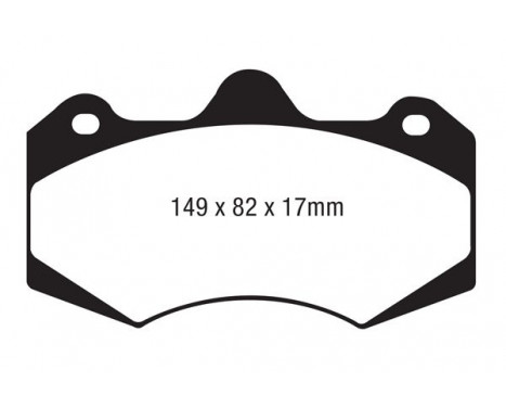Brake Pad Set, disc brake Bluestuff DP5062NDX EBC, Image 5
