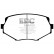 Brake Pad Set, disc brake Bluestuff DP51002NDX EBC, Thumbnail 5