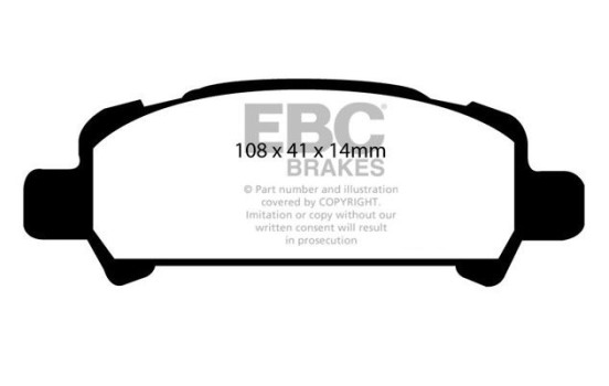 Brake Pad Set, disc brake Bluestuff DP51293NDX EBC, Image 5