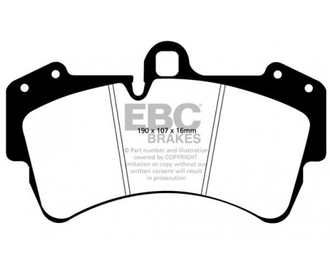 Brake Pad Set, disc brake Bluestuff DP51473NDX EBC, Image 5
