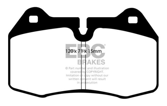 Brake Pad Set, disc brake Bluestuff DP51644NDX EBC, Image 5