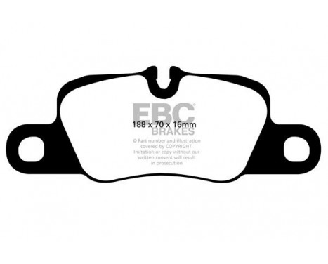 Brake Pad Set, disc brake Bluestuff DP51858NDX EBC, Image 5