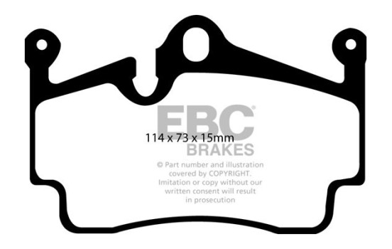 Brake Pad Set, disc brake Bluestuff DP51920NDX EBC, Image 5