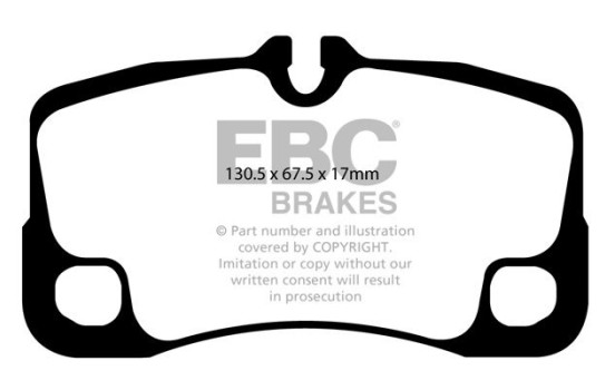 Brake Pad Set, disc brake Bluestuff DP51930NDX EBC, Image 5