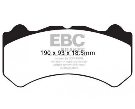 Brake Pad Set, disc brake Bluestuff DP51983NDX EBC, Image 5