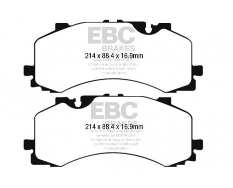 Brake Pad Set, disc brake Bluestuff DP52279NDX EBC, Image 5