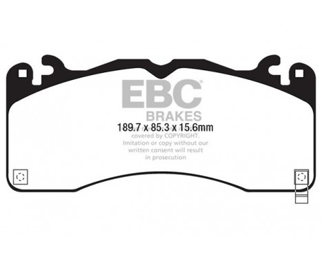 Brake Pad Set, disc brake Bluestuff DP53040NDX EBC, Image 5