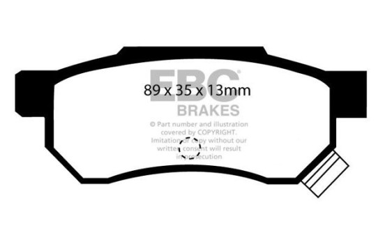 Brake Pad Set, disc brake Bluestuff DP5642/2NDX EBC, Image 5
