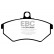 Brake Pad Set, disc brake Bluestuff DP5841NDX EBC, Thumbnail 5