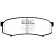 Brake Pad Set, disc brake Bluestuff DP5993NDX EBC, Thumbnail 5