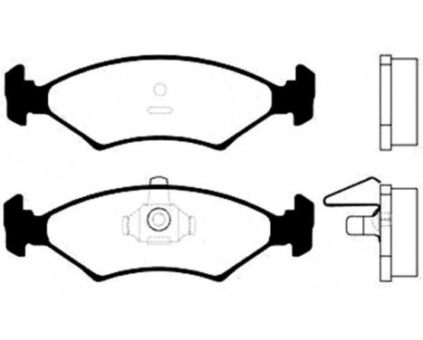 Brake Pad Set, disc brake BP-4527 Kavo parts