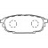 Brake Pad Set, disc brake BP-4553 Kavo parts