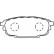 Brake Pad Set, disc brake BP-4553 Kavo parts, Thumbnail 2