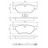 Brake Pad Set, disc brake BP011 Bosch, Thumbnail 6