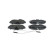 Brake Pad Set, disc brake BP013 Bosch, Thumbnail 4