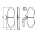 Brake Pad Set, disc brake BP014 Bosch, Thumbnail 4