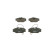 Brake Pad Set, disc brake BP016 Bosch, Thumbnail 4